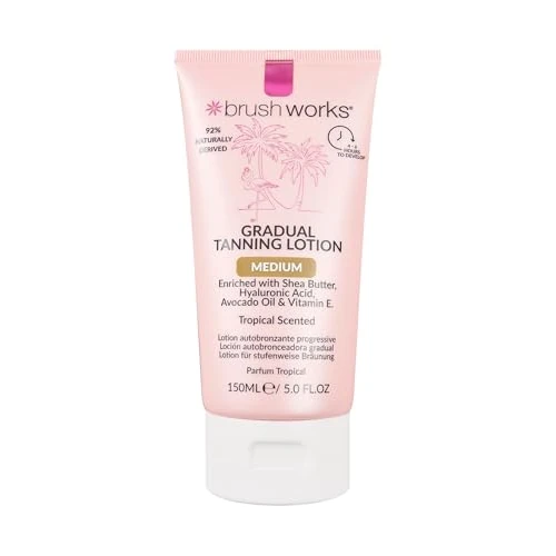 Zeitlich begrenztes Angebot: Brushworks Gradual Tanning Lotion Medium - 150ml von 8.39 € auf 8.39 € (0.00% Rabatt)