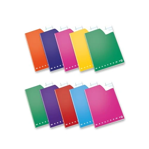 Offre limitee: Pigna, cahier maxi MONOCROMO QI, utile en cas de dysgraphie, dyslexie, dysorthographie et dyscalculie, 0C, ligné avec marge, lot de 10 de 29.00 EUR a 29.00 EUR (economie 0%)