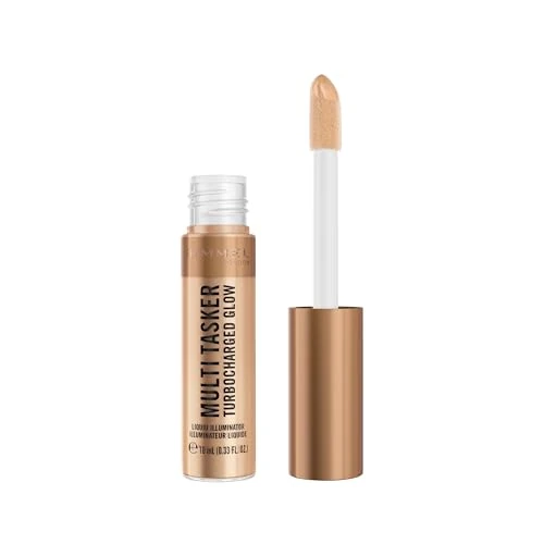Offerta a tempo: Rimmel London Multi Tasker Turbocharged Glow, 006 It’s Giving Glow, Illuminante liquido per il viso, Perle riflettenti, Luminosità naturale, Vitamina C & E, Formula Vegana, 10 ml - 0.00% da 7.21 € a 7.21 €
