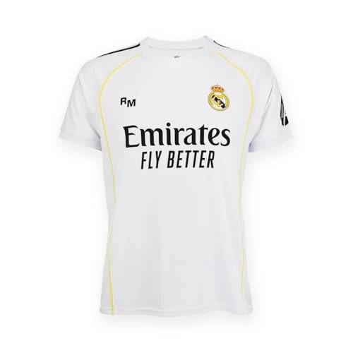 Koszulka domowa Real Madrid 25 2/26 dla dorosłych - Rozmiar XXL - Sezon 2025/2026 - Męska koszulka piłkarska Real Madrid - Oficjalny produkt dla fanów