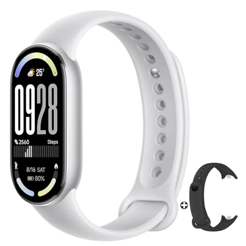 Offerta a tempo: Xiaomi Smart Band 10 (2025)- Mi Smartwatch, Schermo AMOLED 1,72", Autonomia 21 giorni,150+ Modalità Sportive, Monitoraggio Della Frequenza Cardiaca, HyperOS 2, 5ATM, Cinturino in omaggio - 28% da 59.00 € a 42.64 €