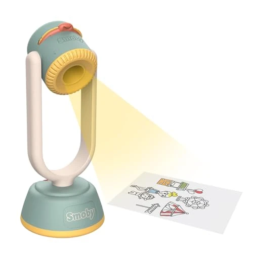 Offerta a tempo: Smoby - Proiettore da disegno - Orientamento e nitidezza regolabili - 192 possibilità - Diversi temi - Animali, personaggi, ecc. - Dai 3 anni - 43% da 24.99 € a 14.17 €