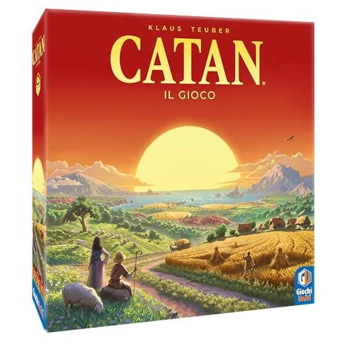 Offerta a tempo: Giochi Uniti - CATAN Relaunch: Gioco Base – Gioco da tavolo, 3-4 Giocatori, 10+ Anni, GU818, Edizione italiana [versione attuale] - 31% da 39.99 € a 27.50 €