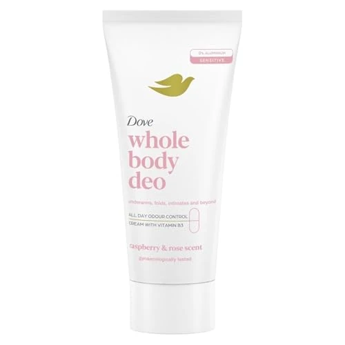 Offerta a tempo: Deodorante Dove Crema Whole Body Deo 75ml, Deodorante per Tutto il Corpo, Profumo di Lamponi e Rosa, Protezione dagli odori fino a 72 ore, Dermatologicamente Testato, Ginecologicamente Testato - 33% da 5.99 € a 3.99 €