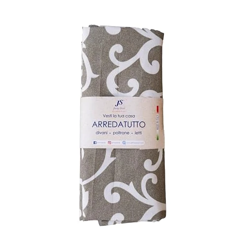 Offerta a tempo: Jenny Sesal - ARREDATUTTO telo copritutto Gran Foulard (Singolo, Giglio Tortora) - 0.00% da 21.36 € a 21.36 €