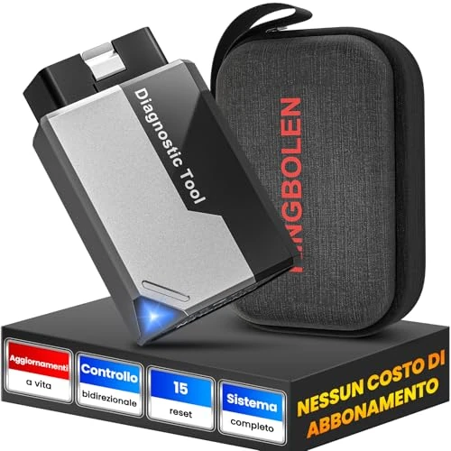 Offre limitee: KINGBOLEN Ediag Elite Valise Diagnostic Auto Multimarque, OBD2 Diagnostic Voiture Français avec Test Actif, 15+ Services, Tous Les systèmes Diagnostic pour iOS et Android, Mise à Jour Gratuite à Vie de 99.99 EUR a 75.99 EUR (economie 24%)
