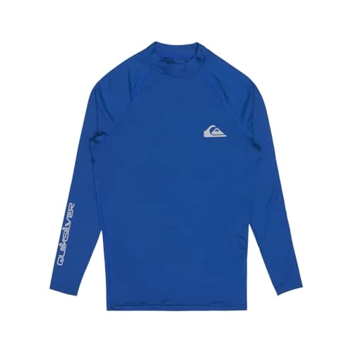Zeitlich begrenztes Angebot: Quiksilver Everyday UPF50 LS Surf-T-Shirt für Herren, Blau von 35.00 € auf 35.00 € (0.00% Rabatt)