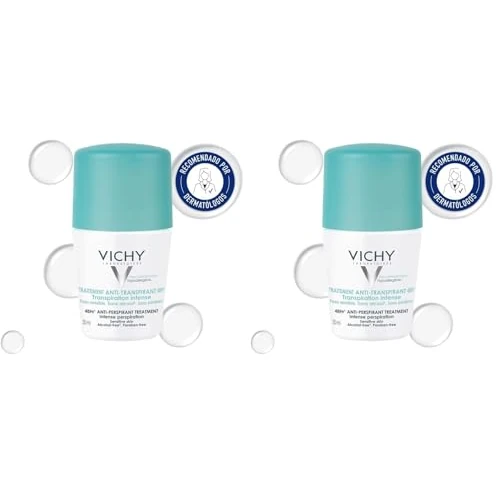 Offerta a tempo: Vichy Dermo-Tolerance Deodorante Roll-On, Per Tutti i Tipi di Pelle, Doppia Efficacia, Anti Umidità e Anti Odori, Pelle Asciutta e Fresca per 48H, 50 ml (Confezione da 2) - 38% da 31.40 € a 19.38 €