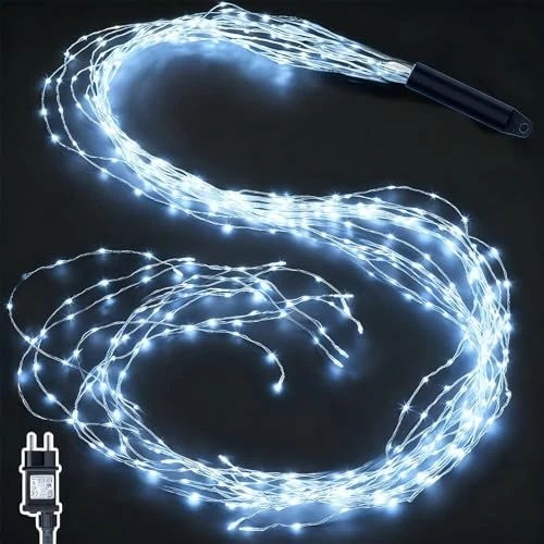 Joycome 2M 400 LED Copper String Lights with Plug, Waterproof IP65 Christmas Tree Light, 8 Modes Christmas String Lights for Indoor Outdoor Decoration – Cool White