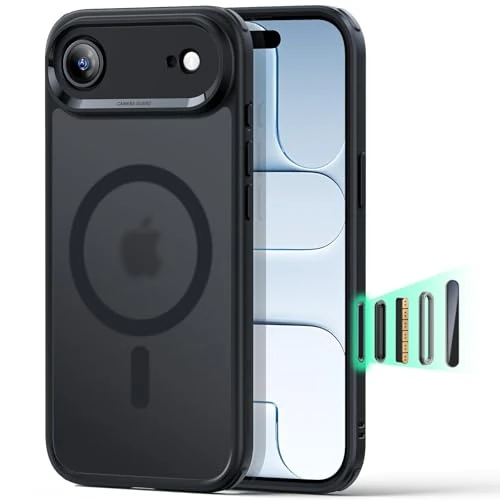 Oferta limitowana: ESR Air Case na iPhone 2025, kompatybilny z MagSafe, ochrona według standardu wojskowego, seria Classic, matowa czarna z 53.70 zł na 53.70 zł (oszczędź 0.00%)