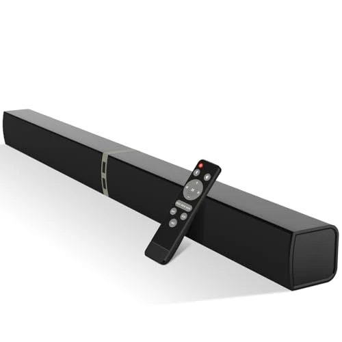 HoYLluDLL KY2020D Soundbar voor tv, 2.0-kanaals soundbar, 32 inch, deelbaar, 2-in-1 soundbar, voor tv-apparaten met 3 EQ-modi en 3D-surround-geluid, tv-luidspreker, soundbars Bluetooth 5.3, ARC