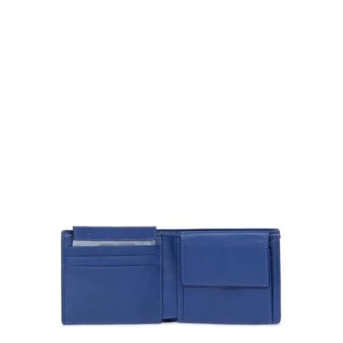Zeitlich begrenztes Angebot: Piquadro Herren-Geldbörse mit Geldbörse, Unisex, Stoff/Bio-Based Material, Blau, Casual von 60.00 € auf 60.00 € (0.00% Rabatt)