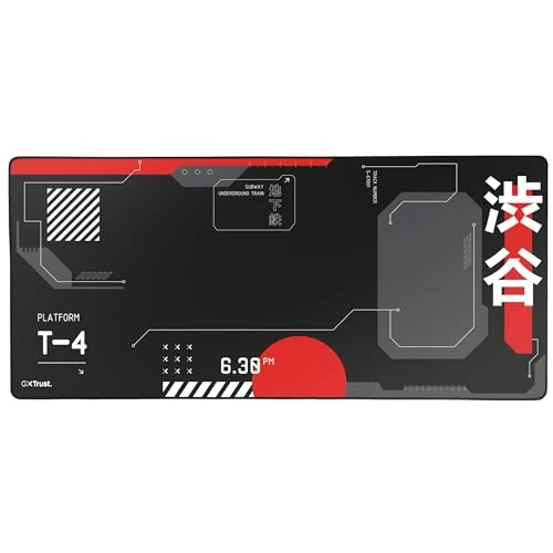 Offerta a tempo: GXTrust Tappetino Mouse Gaming Giappone Nero, Mousepad XXL 900x400 mm - -11.12% da 11.69 € a 12.99 €