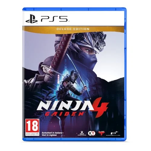 Offerta a tempo: NINJA GAIDEN 4 – Deluxe Edition – PlayStation 5 (Disco + Codice nella confezione) - 40% da 89.99 € a 54.29 €