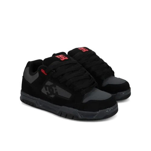 Limited-time offer: DC Shoes Men's Dc Coiler Sneaker, Black Grey red, 10.5 UK from 54.99 £ to 54.99 £ (save 0.00%)