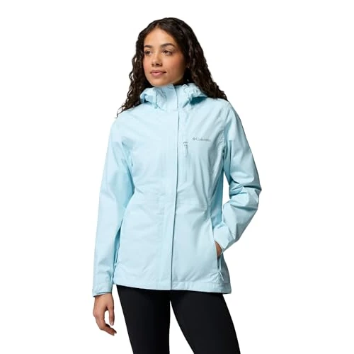 Offre limitée : Columbia Pouring Adventure 3 Veste de pluie imperméable pour femme, bleu marine, taille XL de 100.00 € à 79.95 € (20% de remise)