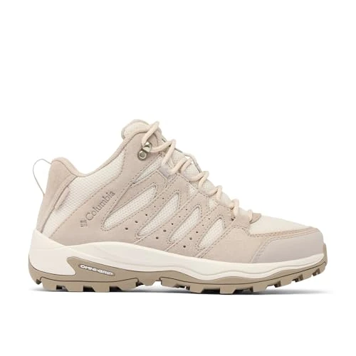 Oferta limitada: Columbia Redmond 4 Mid WP - Botas de senderismo y senderismo para mujer, color gris pardo suave/arena clara, talla 8.5 de 100.00 € a 70.00 € (ahorro 30%)