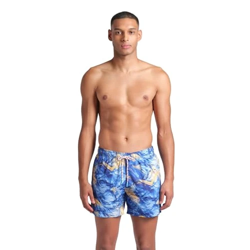 Offerta a tempo: ARENA Men's Water Prints Beach Short AO, Color 805-SWIMMING Pool, Size XXL 805 - Swimming Pool XX-Large - 32.27% da 35.95 € a 24.35 €