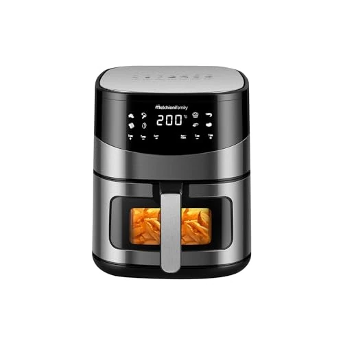 Oferta limitada: Melchioni Family | ARIANNA Freidora de Aire 6,5L con Doble Resistencia | Air Fryer con Pantalla LED, 8 Programas, Temporizador, Cesta con Ventana, 2000W de 69.90 € a 69.90 € (ahorro 0.00%)