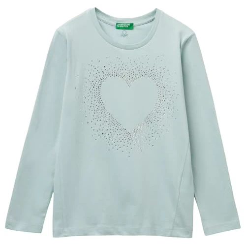 Zeitlich begrenztes Angebot: United Colors of Benetton Mädchen M/L 3atnc10rf T-Shirt, grün, 150 cm von 12.89 € auf 12.89 € (0.00% Rabatt)
