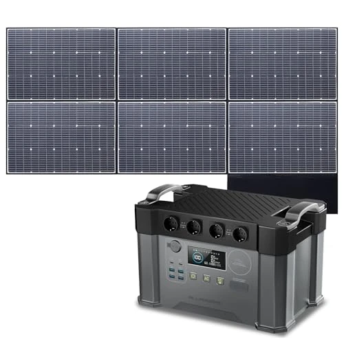Offerta a tempo: ALLPOWERS 1451Wh 2400W Centrale Elettrica Portatile con 600W Pannello Solare, S2000Pro Power Station 2700W AC+DC, con 4 * 2400W Uscite AC, Generatore Solare MPPT UPS per RV Campeggio Casa Emergenza - 0.00% da 1599.99 € a 1599.99 €