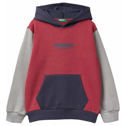 Offerta a tempo: United Colors of Benetton Maglia C/CAPP. M/L 3EB5C205B Felpa con Cappuccio, Multicolor, 120 cm Bambino - 0.00% da 10.64 € a 10.64 €