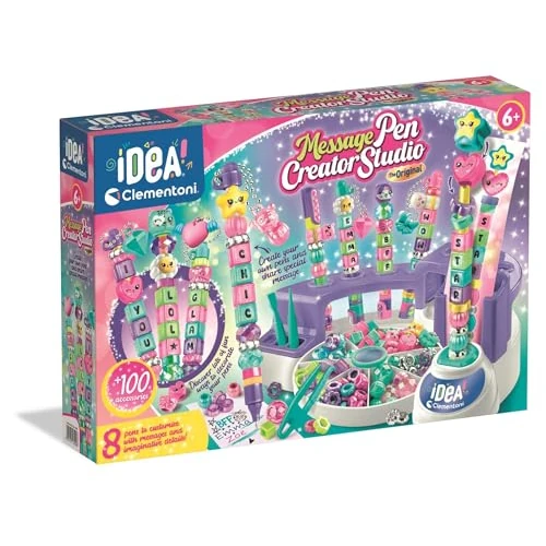 Offerta a tempo: Clementoni The Message Penne – Personalizzate penne colorate con perline, adesivi e lettere per bambini dai 6 anni in su - 13% da 34.36 € a 29.97 €