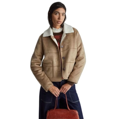 Offerta a tempo: United Colors of Benetton Giubbino 2W8EDN08Q Giacca, Beige, XXS Donna - 19% da 119.00 € a 96.05 €