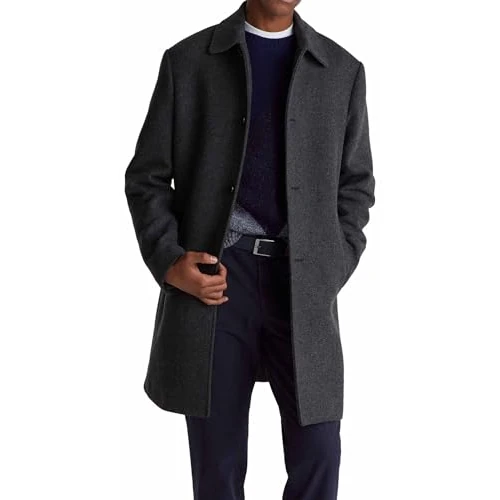 United Colors of Benetton Men's Cappotto 2c4vun06u Coat, Grey, 30
