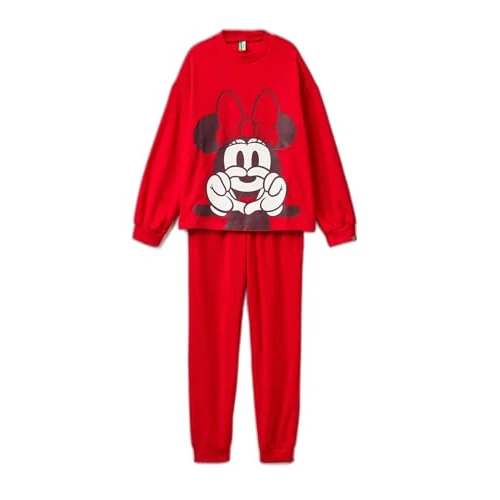 Offerta a tempo: United Colors of Benetton Pig(Maglia+Pant) 3I473P04F Set di Pigiama, Rosso, XS Donna - 0.00% da 39.44 € a 39.44 €