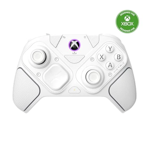 Turtle Beach Victrix Pro BFG Reloaded Wireless Modular Xbox Controller White - Officially licensed by Xbox for competitive and esports gamers