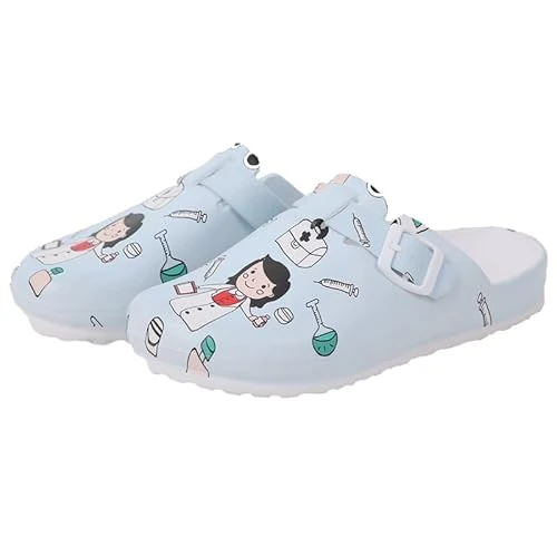 Limited-time offer: Nursing Clogs Medical Shoes EVA Non-Slip Nurse Laboratory Surgical Shoes for Women, Slip-Resistant Healthcare Work Slippers, Comfortable Hospital Clogs, Waterproof & Lightweight(Nurse,7 UK) from 12.48 GBP to 12.48 GBP (save 0%)