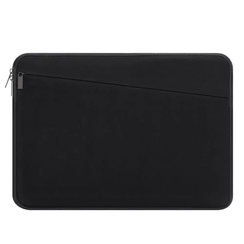 HEDUGO Housse pour Ordinateur Portable avec Poche Pochette pour PC Portable 15-16 Pouces Compatible avec 15-16 Pouces MacBook ASUS HP Dell ChromBook Sacoche d'ordinateur Rembourrée