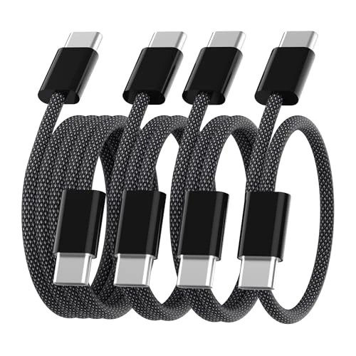 Offre limitée : Anysea Cable USB C vers USB C Charge Rapide：60W [2M+1M+1M+0.5M] Cable Type USBC vers USBC Nylon Tressé Chargeur Cordon Compatible avec iPhone 17 16 15 Pro Max Samsung S25 S24 iPad MacBook Pro/Air de 9.92 € à 9.92 € (0.00% de remise)
