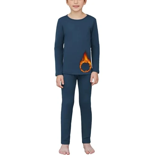 Tijdelijke aanbieding: Arshiner Thermische basislaagsets voor kinderen, jongens, compressieset voor winter, gym, sport, atletische basislagen, sets voor voetbal, ski-prestaties, 5-12 jaar van 20.99 EUR naar 20.99 EUR (korting 0%)