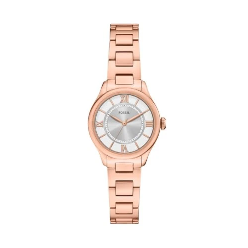 Limited-time offer: Fossil Gilmore Watch for Women, Quartz Three Hand Movement with Stainless Steel or Leather Strap from 149.00 £ to 53.10 £ (save 64%)