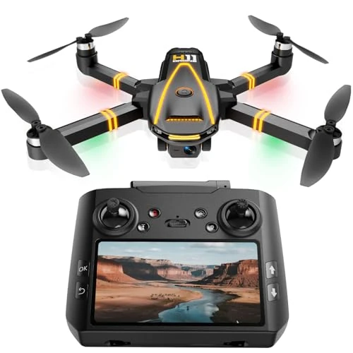 Begrenztes Angebot: H11 GPS Drohne mit kamera 4K für Erwachsene und Kinder (Bildschirmfernsteuerung) Drone die dir folgt, Zwei intelligente Akkus, 45 min Flugzeit, Auto Rückkehr, Bürstenloser Motor, Unter 249g, C0 von 240.95 EUR auf 199.99 EUR (Rabatt 17%)