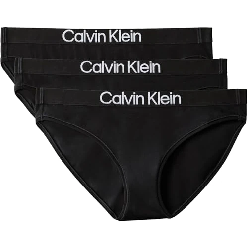 Oferta limitada: Calvin Klein Women Bikini 3PK Black (Black/Black/Black) S de 44.90 € a 30.94 € (ahorro 31%)
