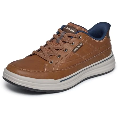 Oferta limitada: Skechers Hombre Sterling Hansel Slip-In ENTRENADOR, Luggage Leather / Synthetic, 44 EU de 88.79 € a 88.79 € (ahorro 0.00%)