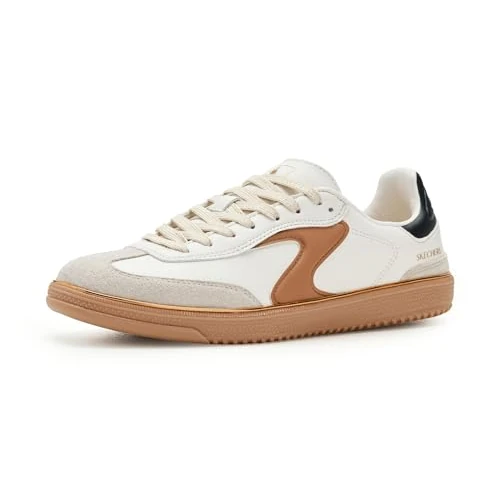 Offerta a tempo: Skechers Sneaker Hotshot da Donna, Marrone Naturale, 36 - 38% da 69.95 € a 43.08 €