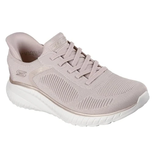 Skechers Bobs Squad Chaos Current Muse, Damen-Sneaker, Naturgold, Größe 38