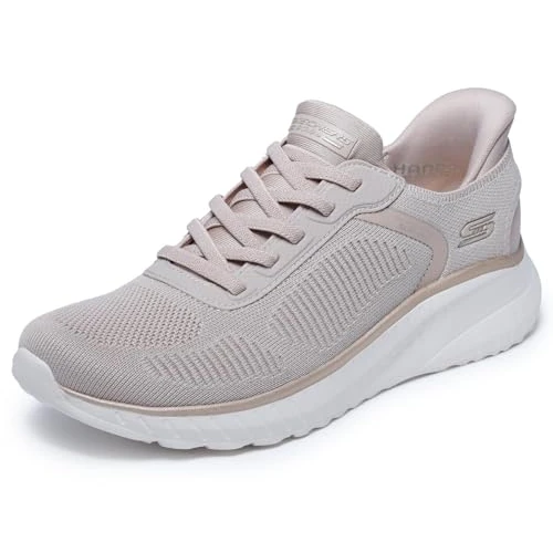 Oferta limitada: Skechers Bobs Squad Chaos Current MuseSneaker para mujer, Textil dorado natural, 42 EU de 79.95 € a 53.99 € (ahorro 32%)