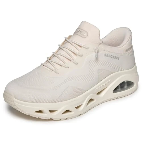 Zeitlich begrenztes Angebot: Skechers Damen Uno Glide-Step Air Gliders Slip-InTurnschuhe, Off White Mesh, 38.5 EU von 99.95 € auf 68.63 € (31% Rabatt)