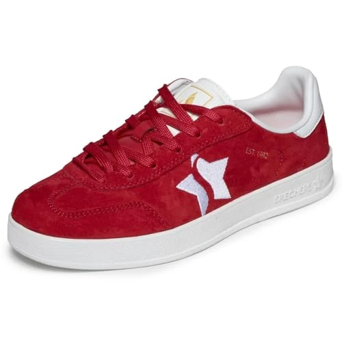 Offerta a tempo: Skechers Sneakers Academy Court Charm da Donna, Rosso, 39 - 44% da 69.95 € a 39.34 €