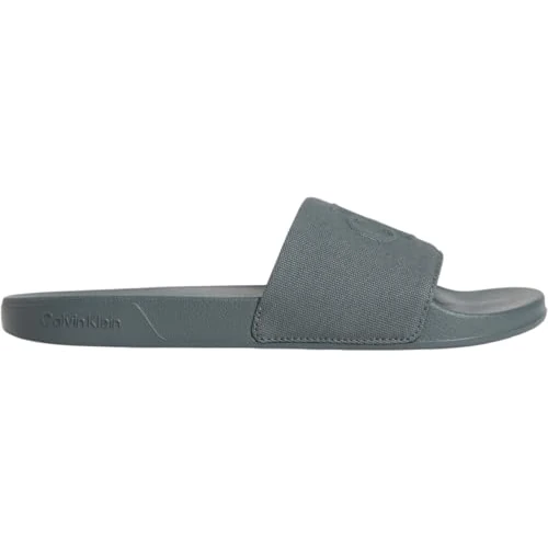 Oferta limitada: Calvin Klein Chanclas Hombre Slide Monogram con logotipo, Gris (Turbulence), 45 de 39.90 € a 31.95 € (ahorro 20%)