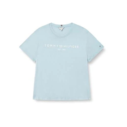 Offerta a tempo: Tommy Hilfiger Logo CRV Reg Corp da Donna C-Nk SS Ww0Ww41724, Blu, 50 - 42% da 39.90 € a 23.34 €