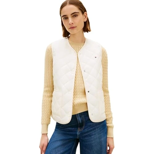 Oferta limitowana: Tommy Hilfiger Damska kamizelka pikowana Lw Padded Reg Ww0Ww47289, BEIGE, XL z 430.74 zł na 430.74 zł (oszczędź 0.00%)