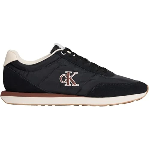 Offre limitée : Calvin Klein Ym0Ym01361 Retro Runner Ess Mix Mat Low Top, Noir (Noir/Noix de cajou Clair), 39 de 99.90 € à 77.75 € (22% de remise)