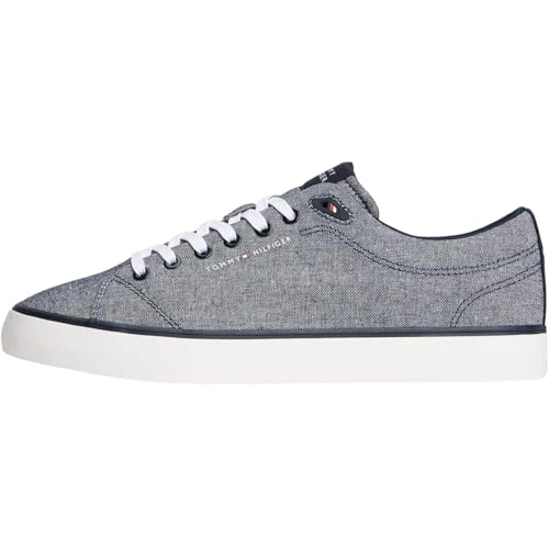 Oferta limitada: Tommy Hilfiger Harlem Core II Chambray FM0FM05818 Low Top para Hombre, Azul (Desert Sky), 7 de 79.90 € a 37.48 € (ahorro 53%)
