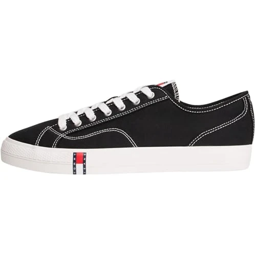 Oferta limitada: Tommy Jeans Archive Vulc Y2K EM0EM01674 Low Top para Hombre, Color Negro (Negro), Talla 46 de 69.90 € a 41.00 € (ahorro 41%)